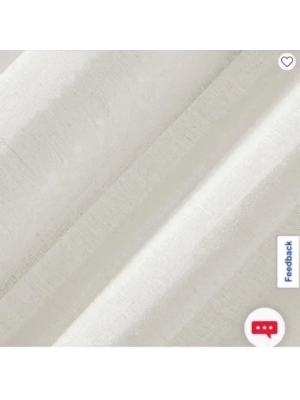 Set of 2 JC Penney Textured Sheer Grommet Top Single Curtain Panels